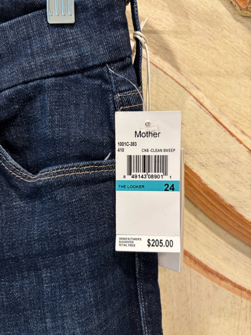 Mother The Looker Skinny Jeans in Clean Sweep 24 - Picture 2 of 4